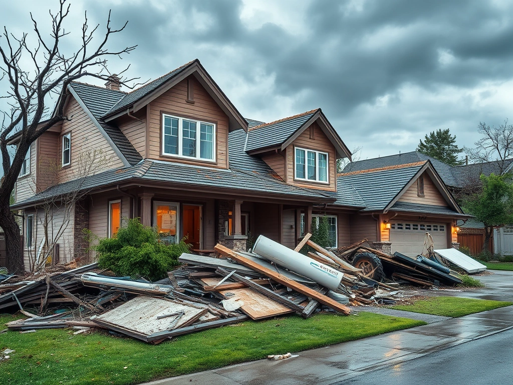 Storm Natural Disaster Damage