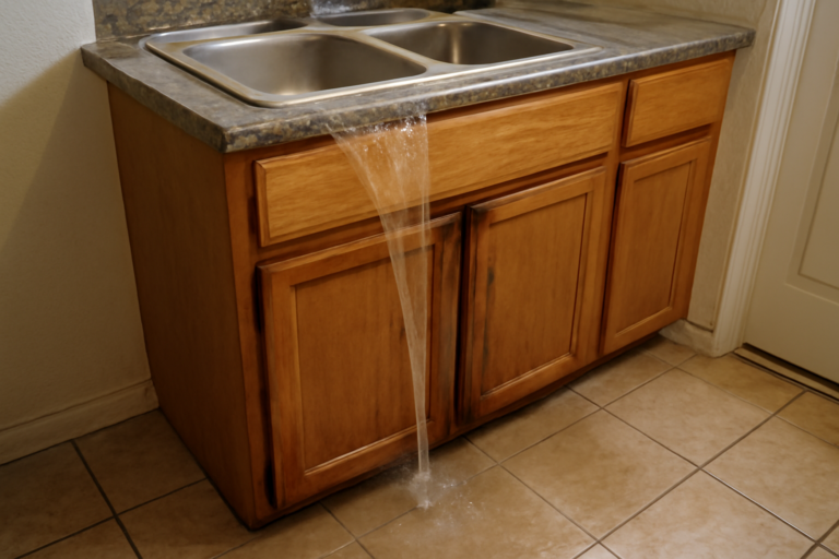 Sink Overflow Water Removal